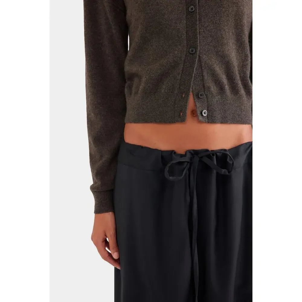 VENROY Black 100% Wool Paperbag Trouser Pants One Size NWT - Picture 6 of 12